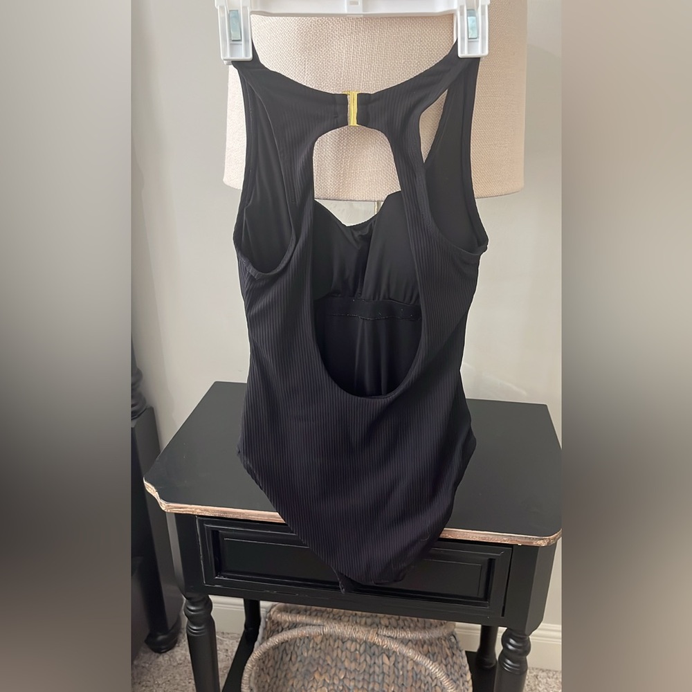 Black Cutout Swimsuit